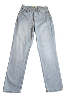 Madewell Curvy Perfect Vintage Jeans Light Wash 100% Cotton Size 27